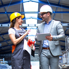 Badge de certification Excellence en maintenance et fiabilité